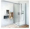 TCO1 LH/MIR Душевая дверца распашная 900x2012mm, зеркальное калёное стекло