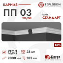 Плинтус потолочный Де-Багет П 03 20/60