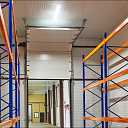 Промышленные секционные ворота из стальных сэндвич-панелей с торсионным механизмом ISD THERMALPRO