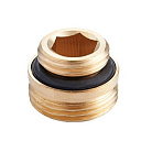 Переходник с прокладкой 1/2"х3/4" (под конус, для узлов вентильного типа) MVI арт. TR.430.0405