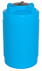 Ёмкость ЭВЛ 500 л голубая с отводами, крышка 450 мм