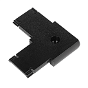 Магнитный SLIM L-коннектор, черный, трек (TEKLED), артикул 169-03715