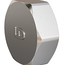 Заглушка латунная никелированная с внутренней резьбой ду 25 (1") ld