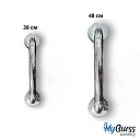 Поручень для санузла С-01 CHROME 38 см