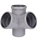 Крестовина двухплоскостная ПП внутр. канал. Ду 110х110х110х67* OSTENDORF