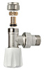 Угловой кран для радиатора R 1\2 с TDS PE ALPEX 16