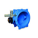 Фланцевый дисковый затвор с электроприводом DN 100 - 2000. PN 10-25 3800Е