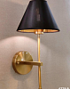 Бра Bronze Wall Light 6779-B Black Glass 1xE27 TEKLED 151-20126