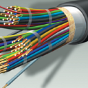 Кабель телефонный со сплошной полиэтиленовой изоляцией жил с экраном из алюмополимерной ленты в полиэтиленовой оболочке