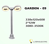 “GARDEN-09” 24Вт IP65 Садово-парковый светодиод. Свет-к OYDIN ELECTRIC