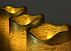 Электронная свеча на батарейках Gold