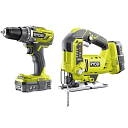 Набор инструментов Ryobi R18DDJS-220S 5133003575