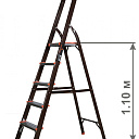 Алюминиевая стремянка 17005