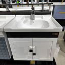 Раковина с подвесной тумбой ПВС. Азербайджан 60см.