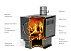 Дровяная отопительная печь Золушка