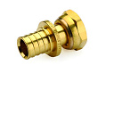 Переход латунный с накидной гайкой GOLDFIX 16х1/2" с плоск. шайбой GENERAL FITTINGS