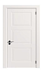 Межкомнатные двери, модель: UNION 3, цвет: Эмаль белая