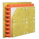 Утеплитель для стен BASALT WOOL FACADE STANDARD 108 - 120 кг/м3 100 (мм)