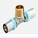 RBM тройник с нр. резьбой д 26х 3/4 x26 (пресс)