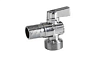 Кран угловой хромированный 1/2x1/2