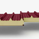 Кровельная сэндвич-панель с пенополиуретаном, ширина 1000 мм, толщина 40 мм, 0.5/0.5, Quarzit