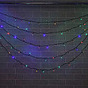 Гирлянда новогодняя для елки Vegas "Нить" 50 разноцветных LED, 10 метров