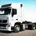 Тягач Howo-T7H 440 6x4 CNG газовый на метане, AMT (2 моста, пневмоподвеска)