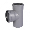 Тройник ПП для внутренней канализации 87° Ду 110х90 OSTENDORF