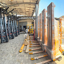 Полуавтоматический штабелер 1.5 тонны  высота подъёма 400 см.