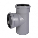Тройник ПП для внутренней канализации 87° Ду 110х90 OSTENDORF
