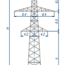 Опоры линий электропередачи ПС220-2Т