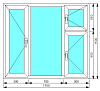 Окно-8_1 ПВХ 6000