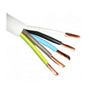 Кабель ПВС 5х10,0 белый