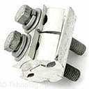 Зажим плашечный петлевой ПС-2-1|
 Зажимы соединительные плашечные ПС-2-1применяются для соединения стальных проводов и канатов при заземлении молниезащитных торсов на линиях электропередачи 35-110 кВ. 