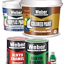 Краска Weber 2.5 кг зеленая