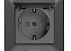 Розетка с/з с крышкой Karre Plus Panasonic. Цвет: бронза, черный, серебро, темно-серый