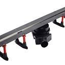 Душевой лоток ''SLIM LINE 950'' ЧЕРНЫЙ МАТОВЫЙ (гидрозатвор)