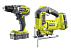 Набор инструментов Ryobi R18DDJS-220S