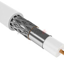Кабель коаксиальный RG59 CCS 75Ом FPE PVC бел. (100м) GENERICA