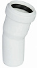 Отвод ПП для внутренней канализации 15° Ду 50 белый OSTENDORF