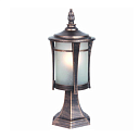 Улично-садовый светильник PEKIN RH108А MATT BLACK GOLD на стойке (TS) 10 шт. 255-15006