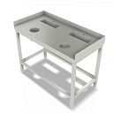 Стол из нержавейки 1000х600х850 для мойки и чистки овощей