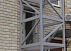 Металлический каркас лифтовой шахты