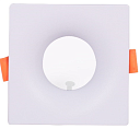 Светильник Low UGR фиксированный алюминиевый downlight GU5.3, белый, квадратный, IP20 (TEKLED), артикул 143-03528