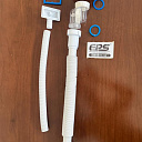 Сифон 120 для раковины с обратным клапаном и нержавеющей кнопочной чашкой с выходом Ф50 мм (30)