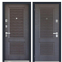 Двери Черный шелк "Mastino Line 2 xpom", темный венге