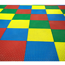 Сегментные пластмассовые напольные покрытия (коврики) 1 кв.м - 16 сегментов