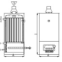 Котёл отопительный водогрейный, работающий на природном газе «AKS – 105Гн»