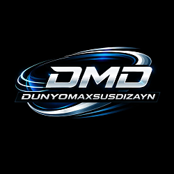 Логотип DMD DUNYO MAXSUS DIZAYN MCHJ