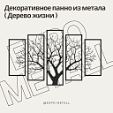 Декоративное панно Дерево жизни из металла на заказ